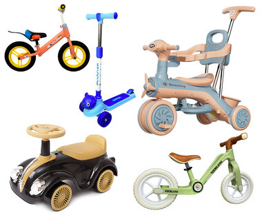 Kinderloopauto - kinderloopfiets