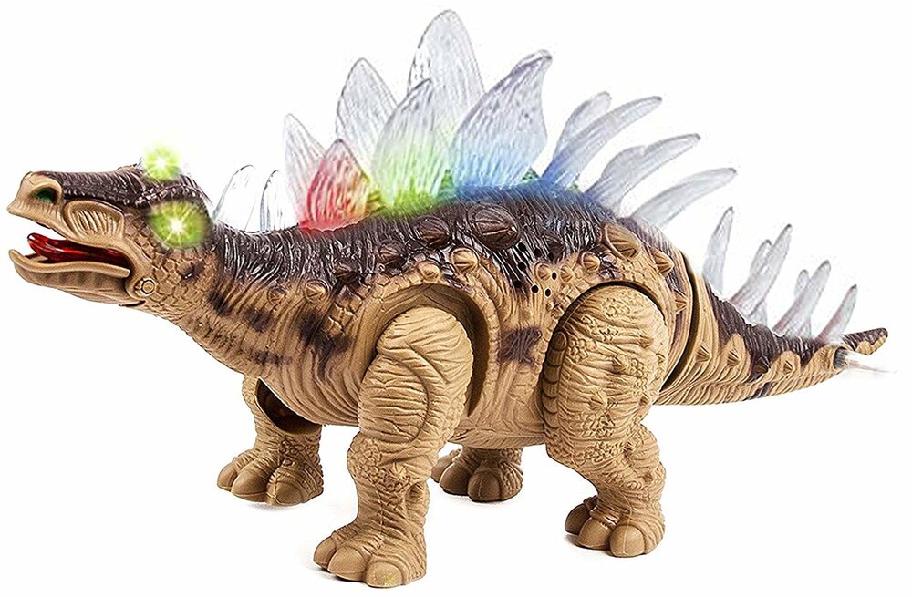 Dinosaurus speelgoed - Stegosaurus - met lichtjes en dinosaurus geluid 