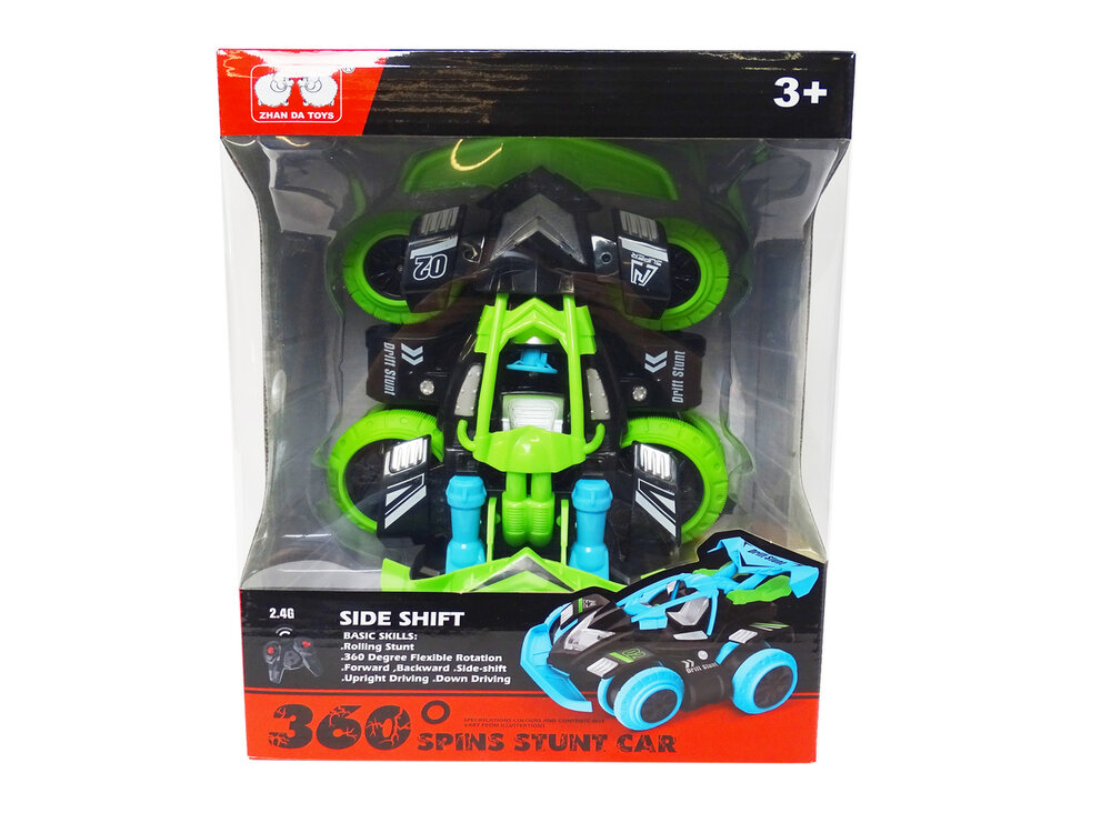 RC Spinning Stunt Car 360 - Radiografisch bestuurbare Stunt Auto - 2.4GHz - Oplaadbaar - 20CM