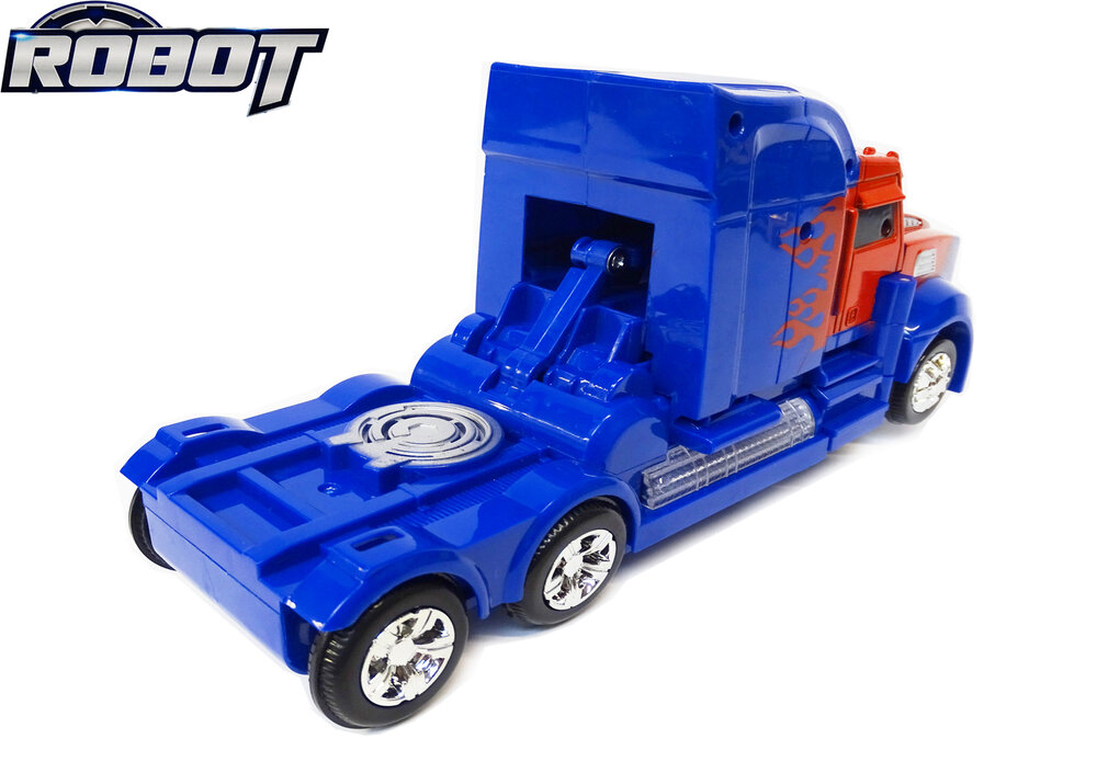 Robot Truck 2 in 1 robot en vrachtwagen transform voertuig - led licht en geluid 24CM