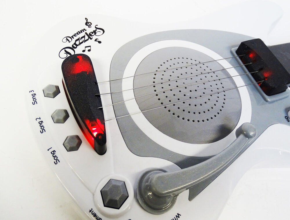 Speelgoed elektrische muziek gitaar met microfoon - Music guitar + mic. 