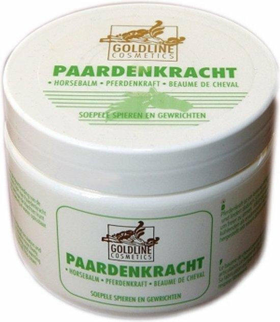 Paardenkracht creme - Goldline Cosmetics - Soepele spieren en gewrichten - 250ml