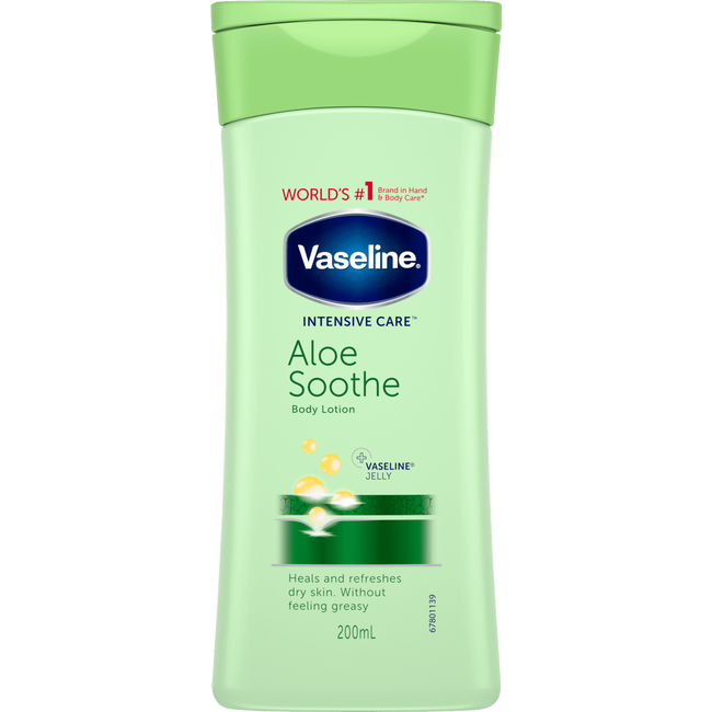 Vaseline Vaseline Aloe Soothe Body Lotion - moisturizing lotion - softens and repairs dry skin 200ml