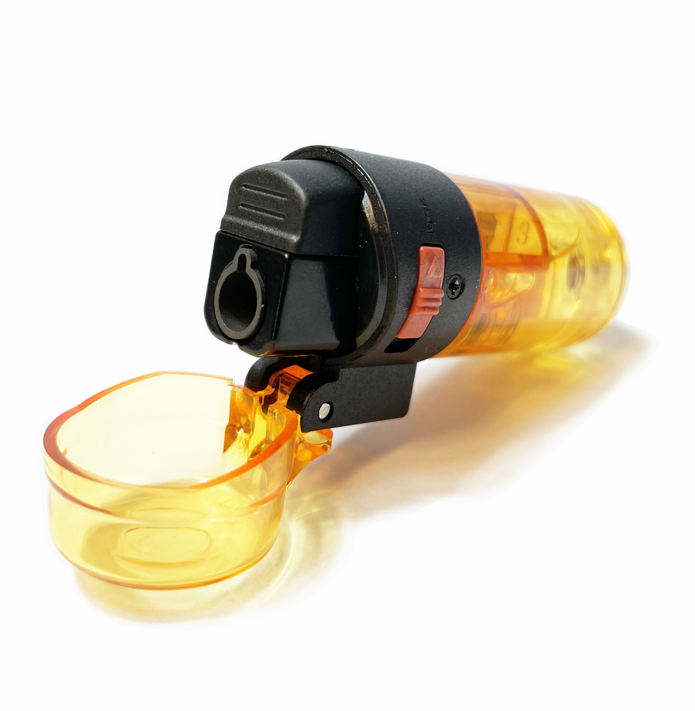 Jet Flame transparant aanstekers - Storm aansteker - Turbo aanstekers - Display van 20 stuks -Navulbaar