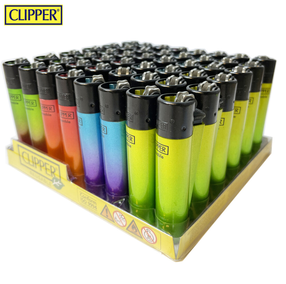 Clipper Aanstekers- 48 stuks- Crystal Vuursteen aansteker - na vulbaar 