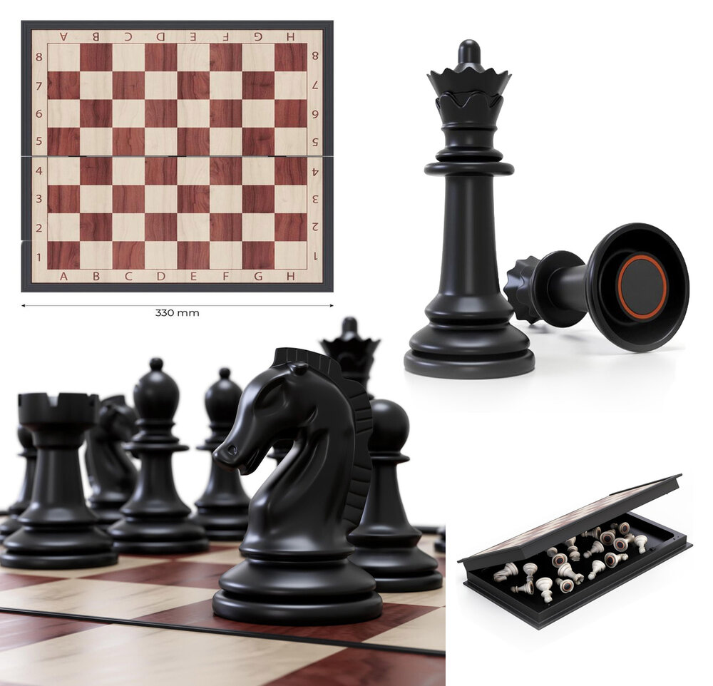 Chess set - Magnetisch schaakbord met schaak stukken - Schaakspel 