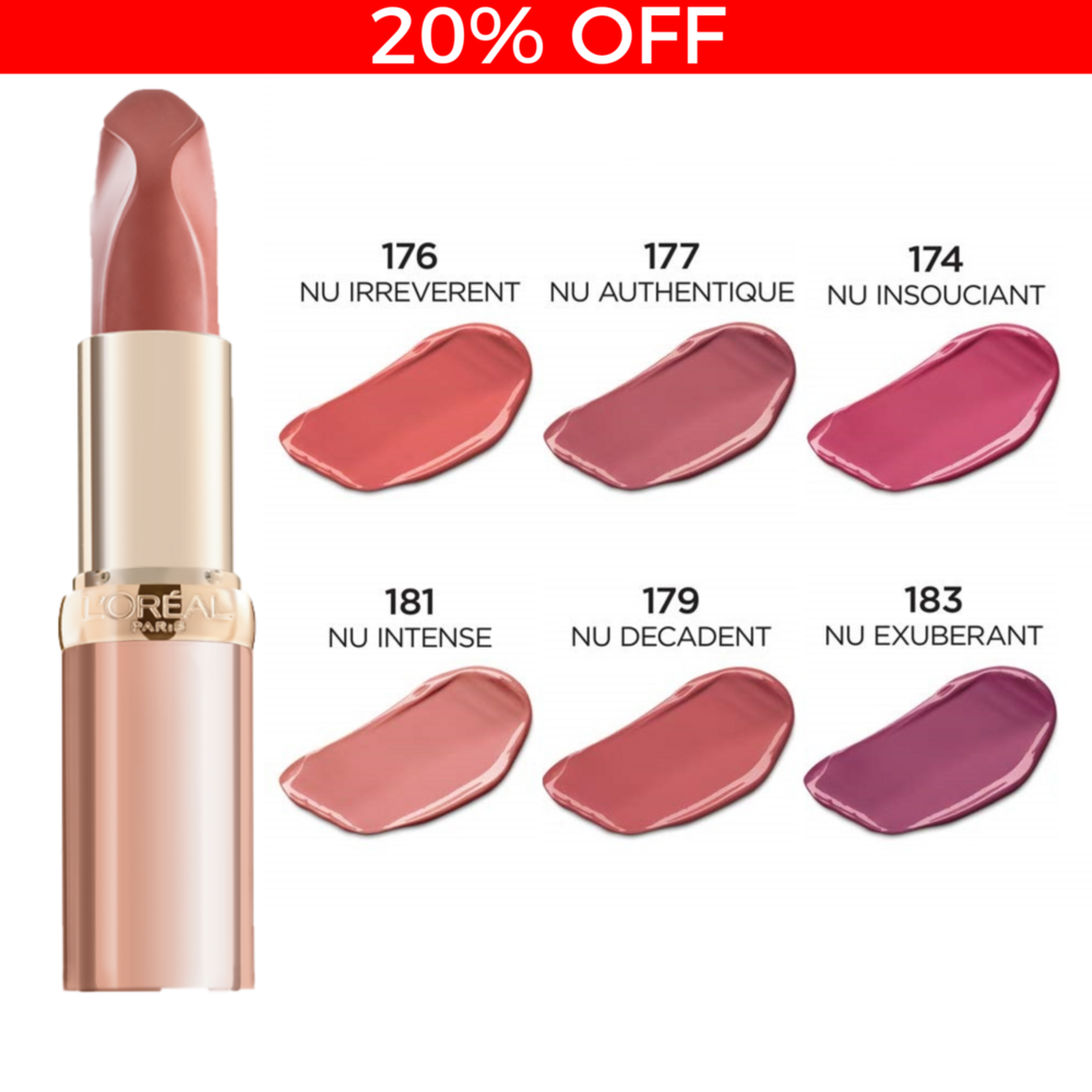 L&rsquo;Or&eacute;al Paris Color Riche Nude Insolents Lipstick - 179 Nu Decadent