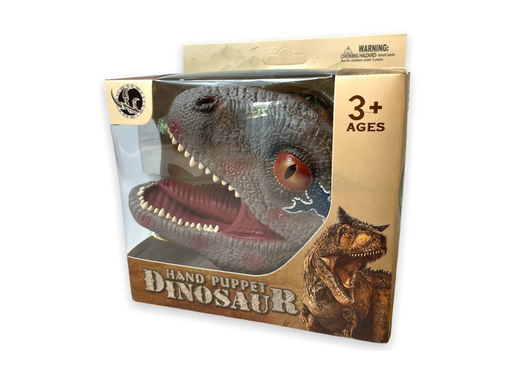 Hand Puppet Tyrannosaurus - rubber Realistic dinosaurus speelgoed handpop 