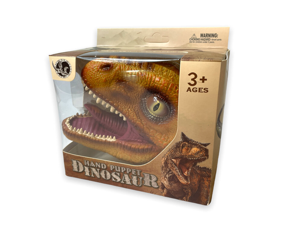 Hand Puppet Tyrannosaurus - rubber Realistic dinosaurus speelgoed handpop 