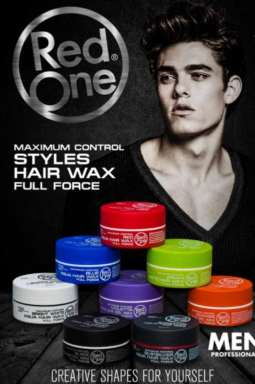 Red One Orange Aqua Hair Wax Full Force - Maximum Control Red One Oranje Haar Wax - 150 ml