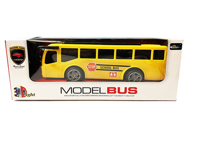 Radiografisch Bestuurbare Bus - 3D Led Licht - RC Tour Bus Speelgoed 
