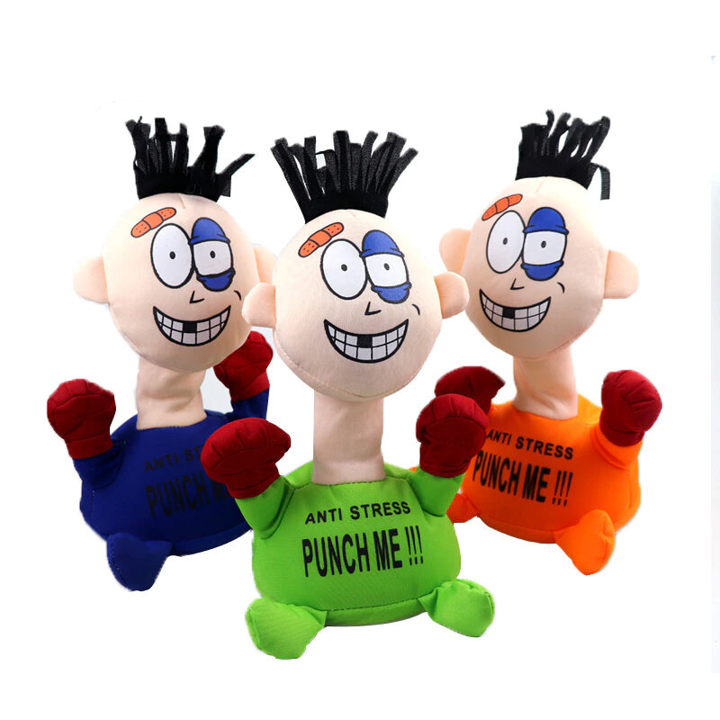 Punch Me Anti Stress doll - interactive toy boxing doll - screams and punches - 20CM