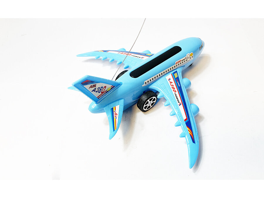 Radiografisch bestuurbare vliegtuig - 27MHZ - A380  RC Air Plane  - blauw
