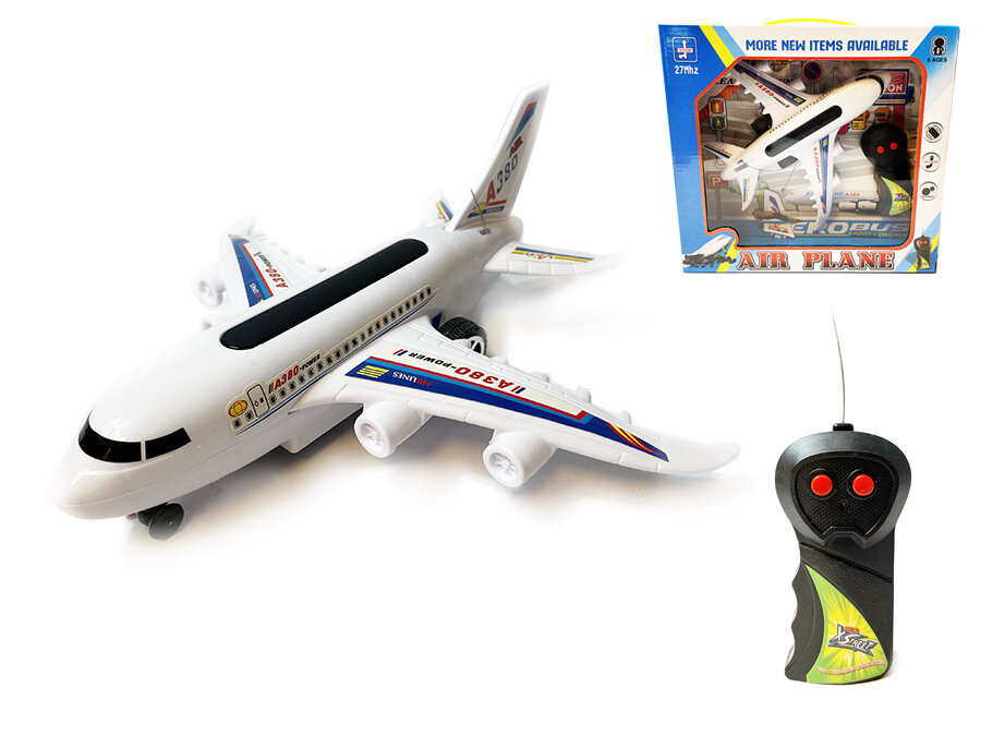 RC Vliegtuig  27MHZ - A380  RC Air Plane  - Wit