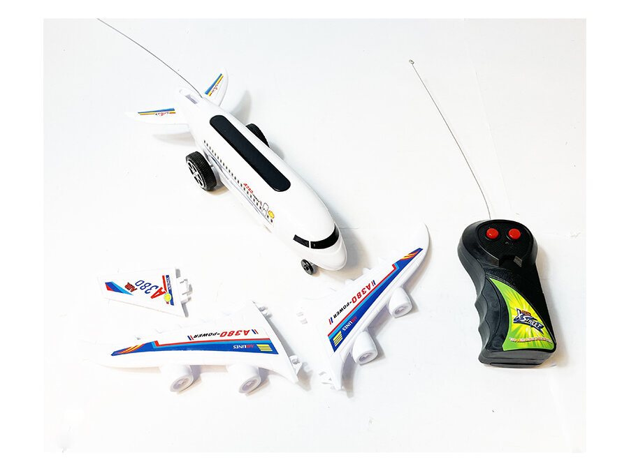 Radiografisch bestuurbare Vliegtuig - 27MHz - A380  RC Air Plane  - Wit