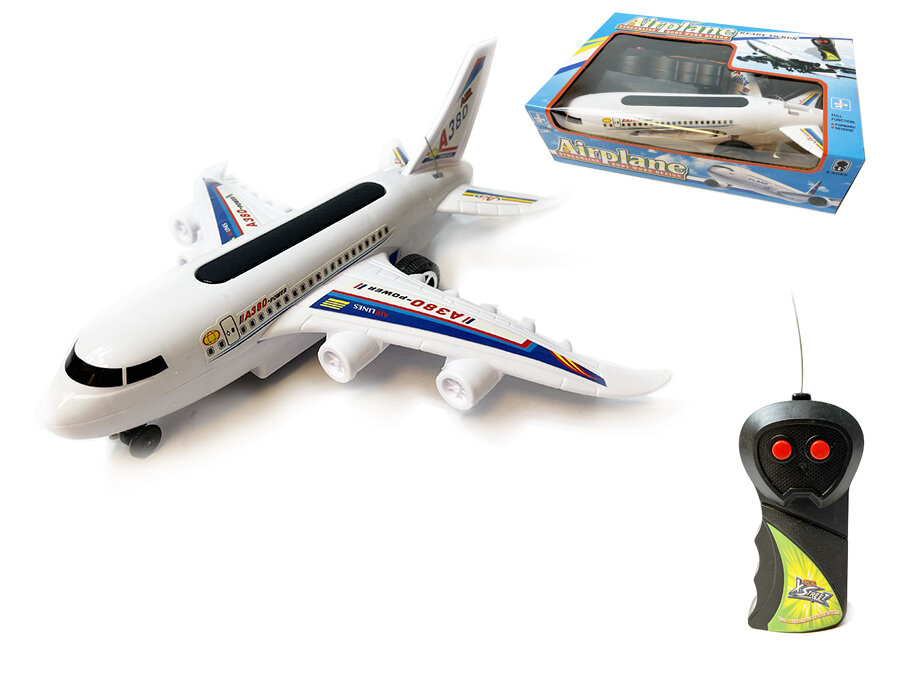 Radiografisch bestuurbare Vliegtuig - 27MHz - A380  RC Air Plane  - Wit
