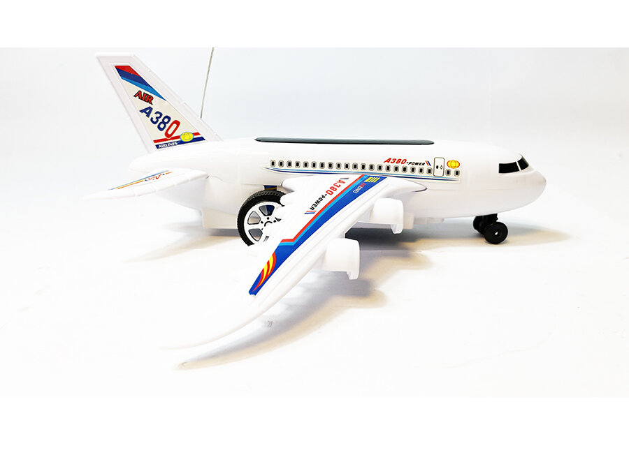 Radiografisch bestuurbare Vliegtuig - 27MHz - A380  RC Air Plane  - Wit