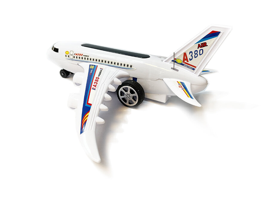 Radiografisch bestuurbare Vliegtuig - 27MHz - A380  RC Air Plane  - Wit