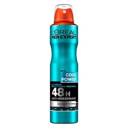 L'Or&eacute;al Paris - Men Expert deodorant - Cool Power- 150 ml - Alcoholvrij Deospray 