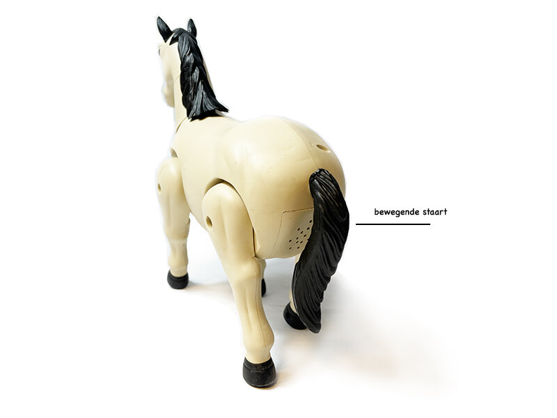 Speelgoed paard - kan lopen en paarden geluiden maken - interactieve - met bewegende staart  - Runing Horse 22CM