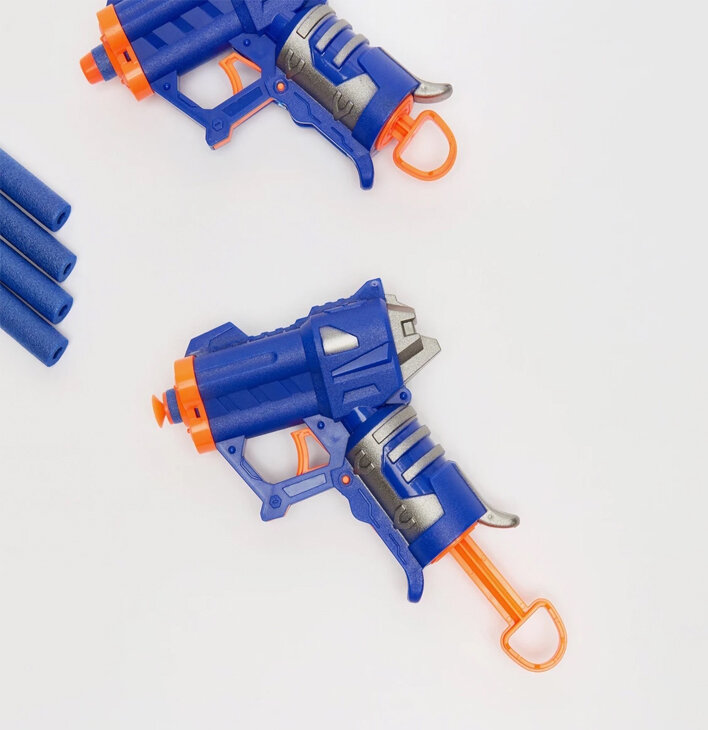  Blasters elite darts - Battle gun set 2 stuks - jolt met 6 dart strike pijlen - speelgoed pistool 