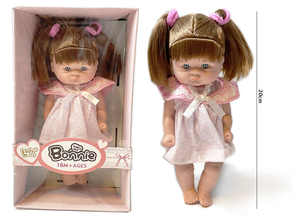 Reborn babypop - Schattige baby pop Bonnie -zachte knuffel pop - 20CM