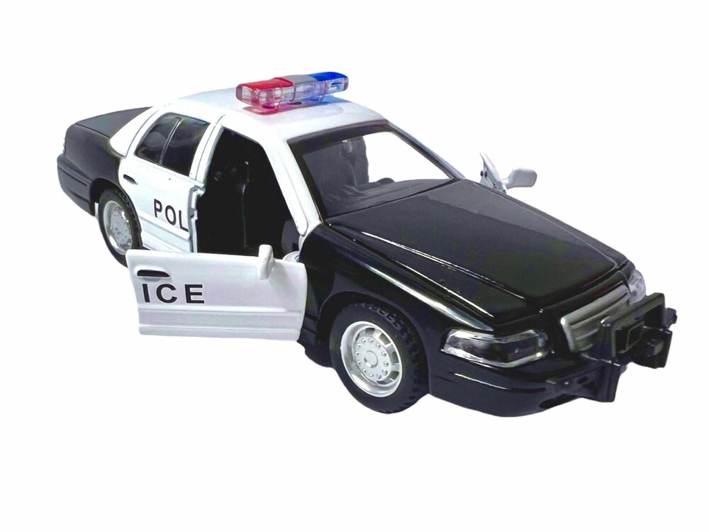 WGT car - Politie model auto - Die cast - Pull-back drive