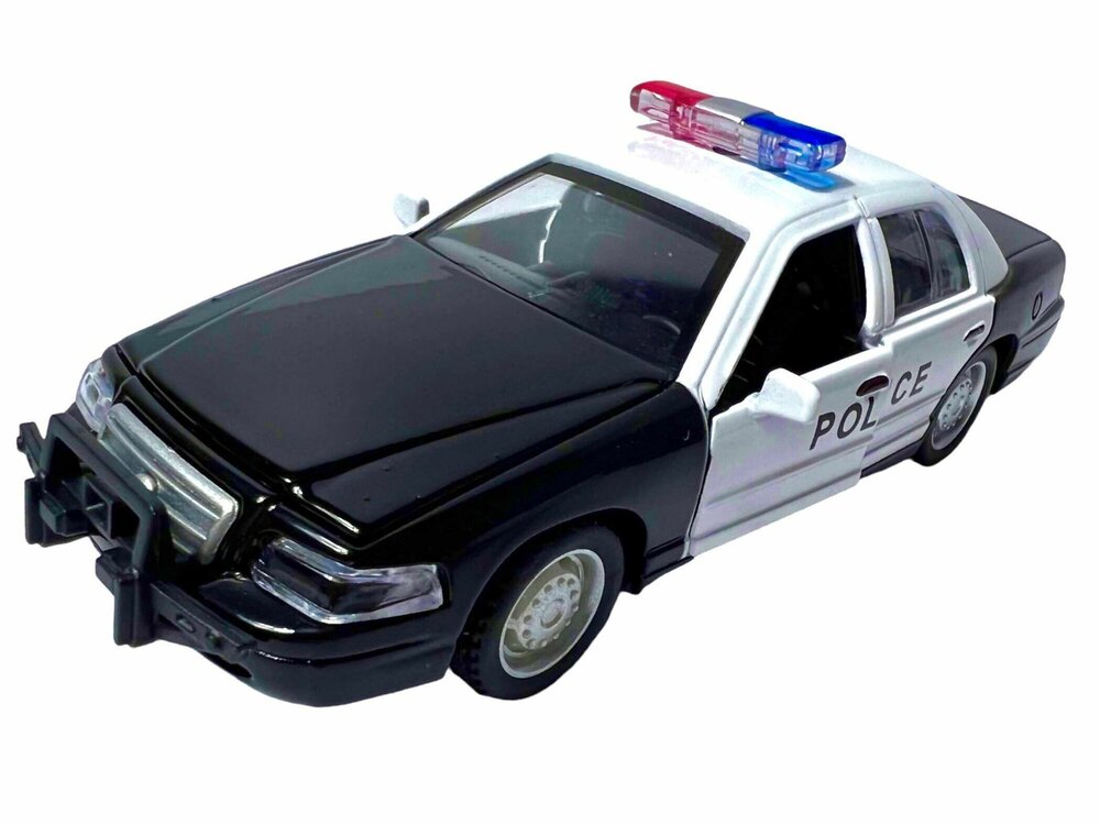 WGT car - Politie model auto - Die cast - Pull-back drive