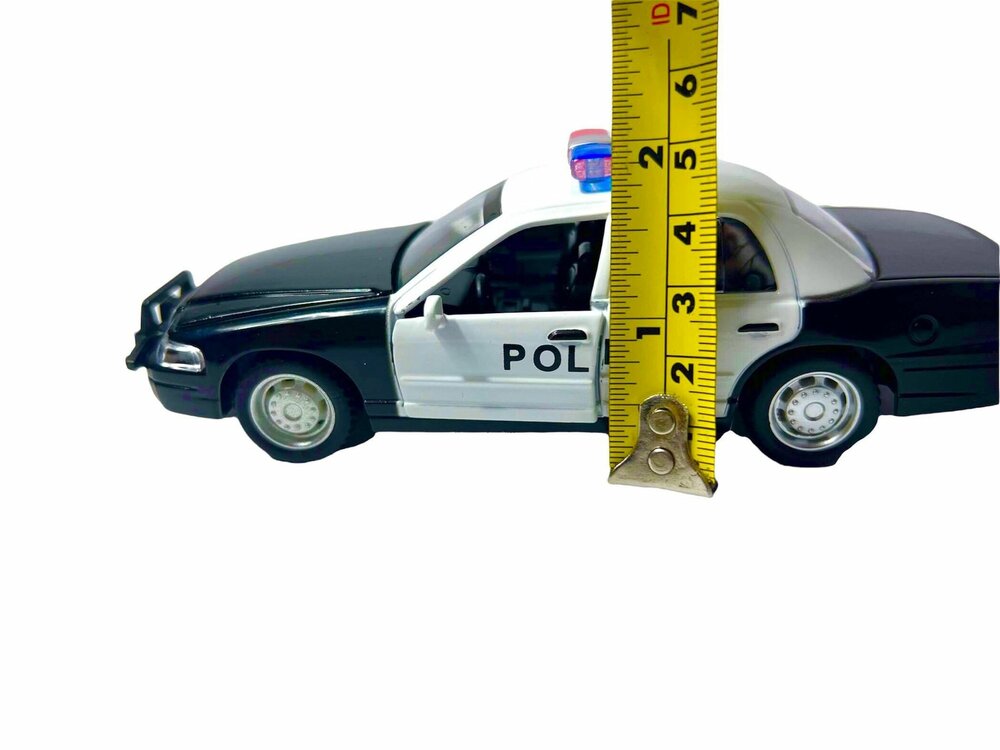 WGT car - Politie model auto - Die cast - Pull-back drive