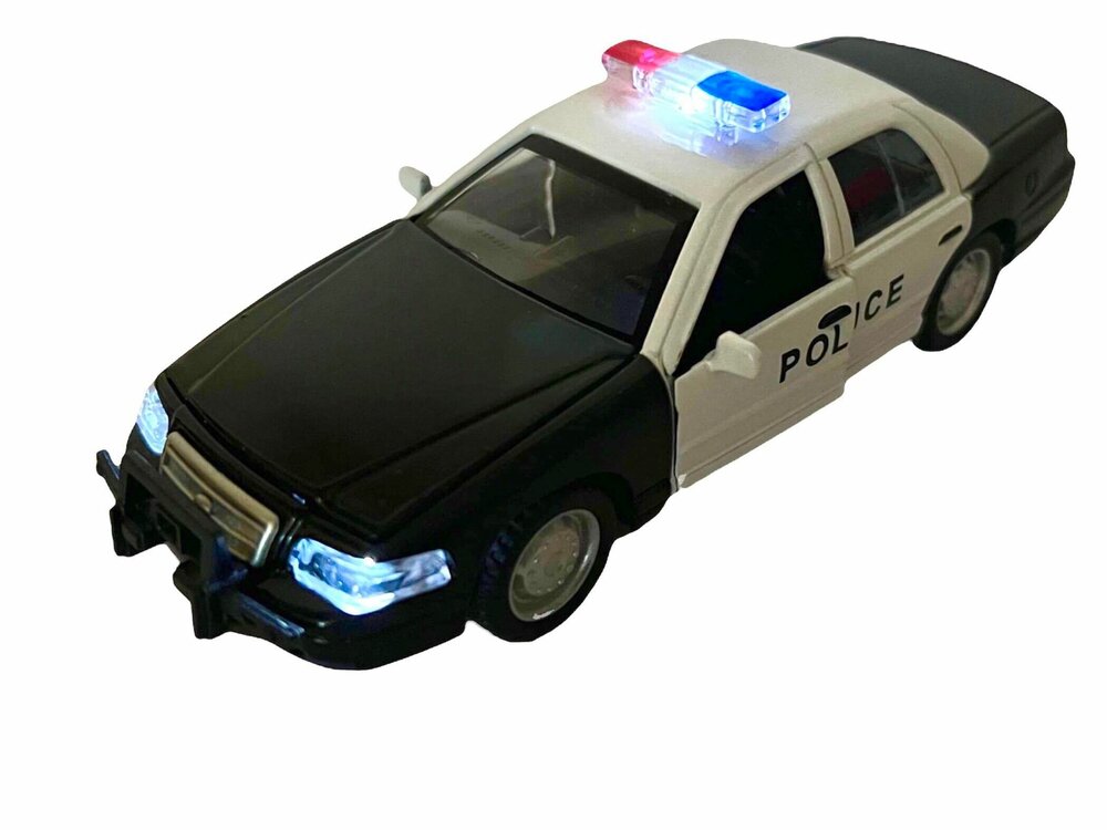 WGT car - Politie model auto - Die cast - Pull-back drive