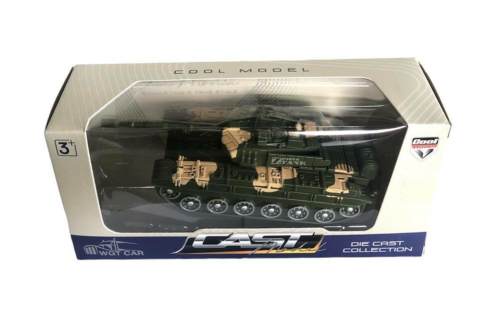 DIECAST LEGER TANK - pull-back drive - 16.5 CM