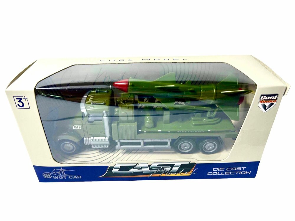 Die cast Militaire raket Luchtverdediging  speelgoed