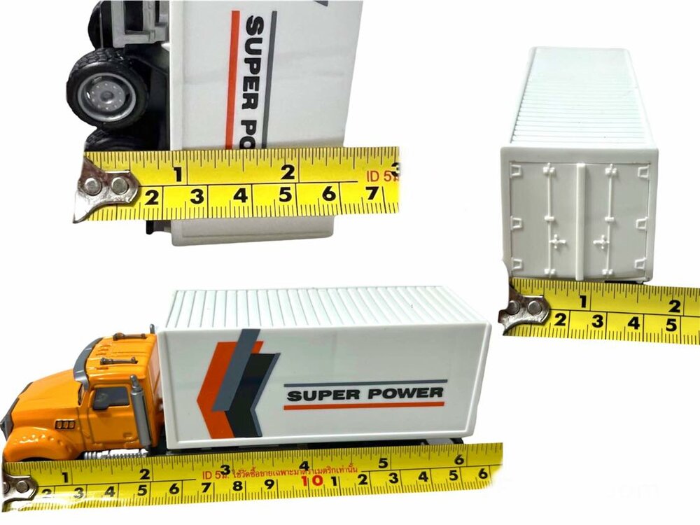 Die-cast speelgoed vrachtwagen