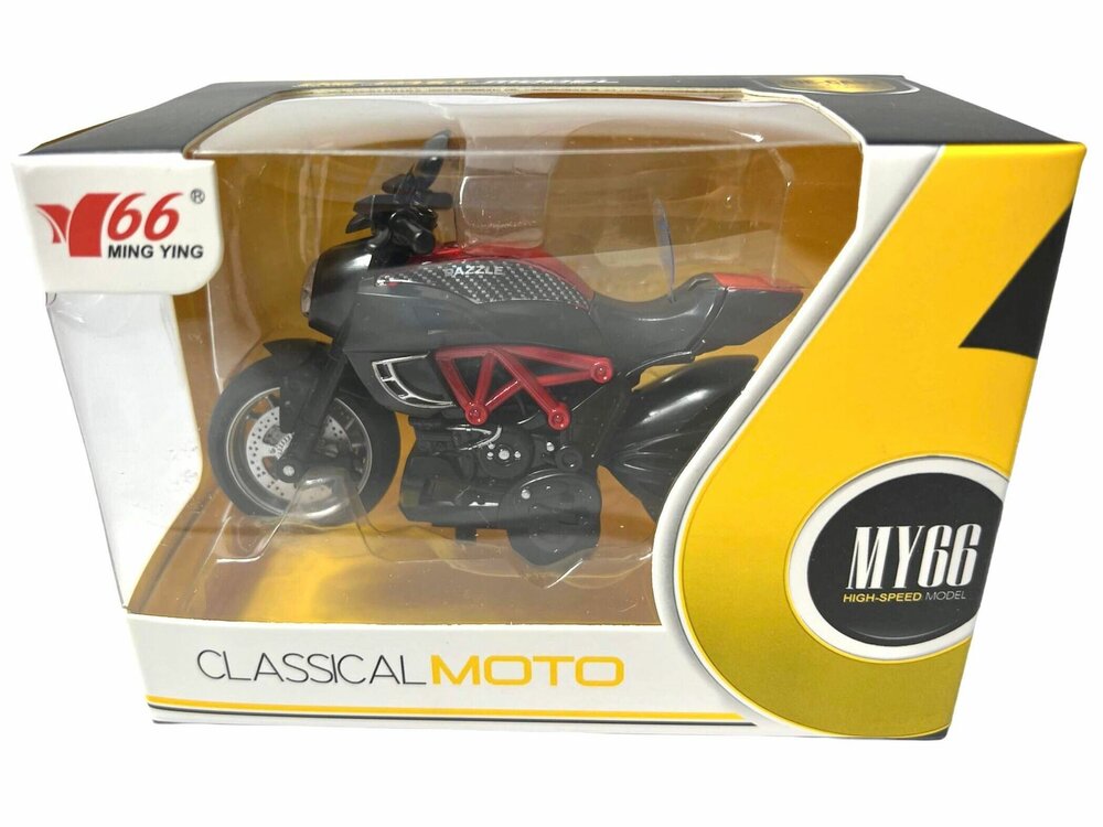 MY66 Die cast motor - model voertuigen - 1:14 - terugtrek systeem