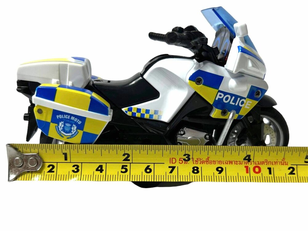 DIE-CAST POLICE MOTORCYCLE MODEL .