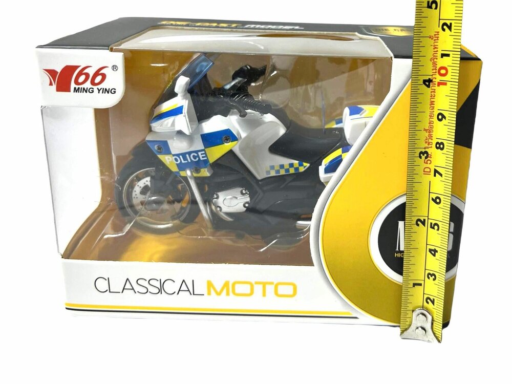 DIE-CAST POLICE MOTORCYCLE MODEL .