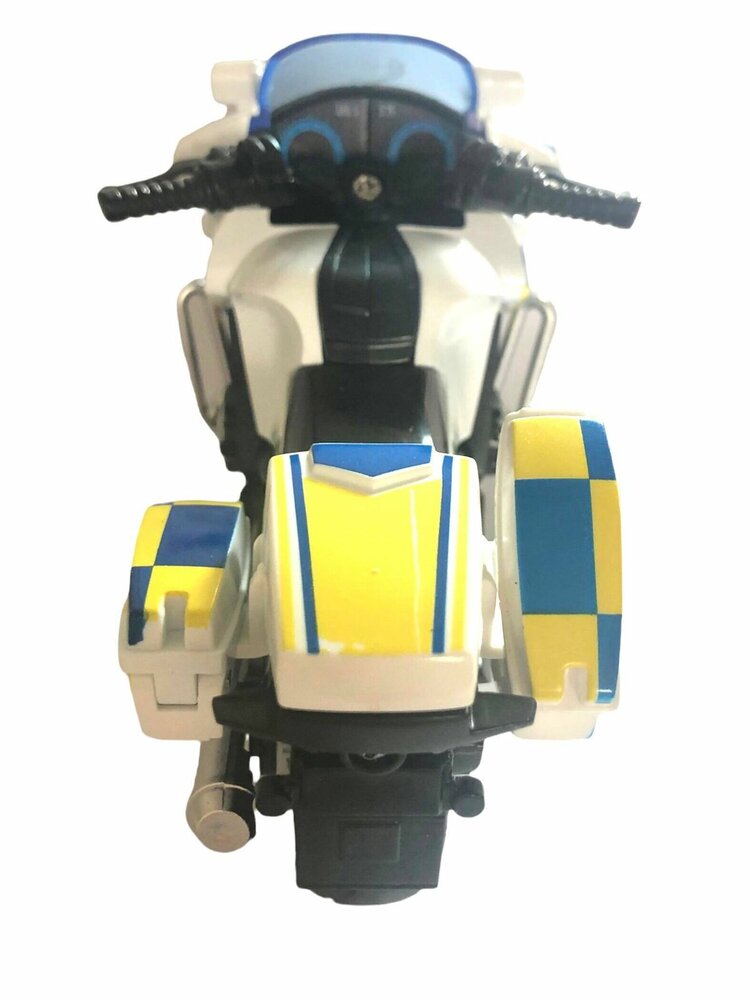 DIE-CAST POLICE MOTORCYCLE MODEL .