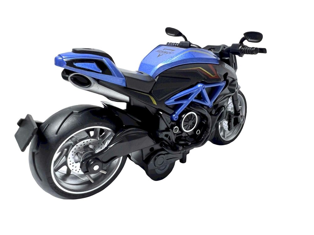 Classical moto - speelgoed model motor 1:14 - Die Cast M66 met pull back