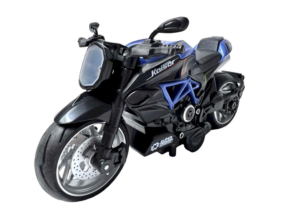 Classical moto - speelgoed model motor 1:14 - Die Cast M66 met pull back