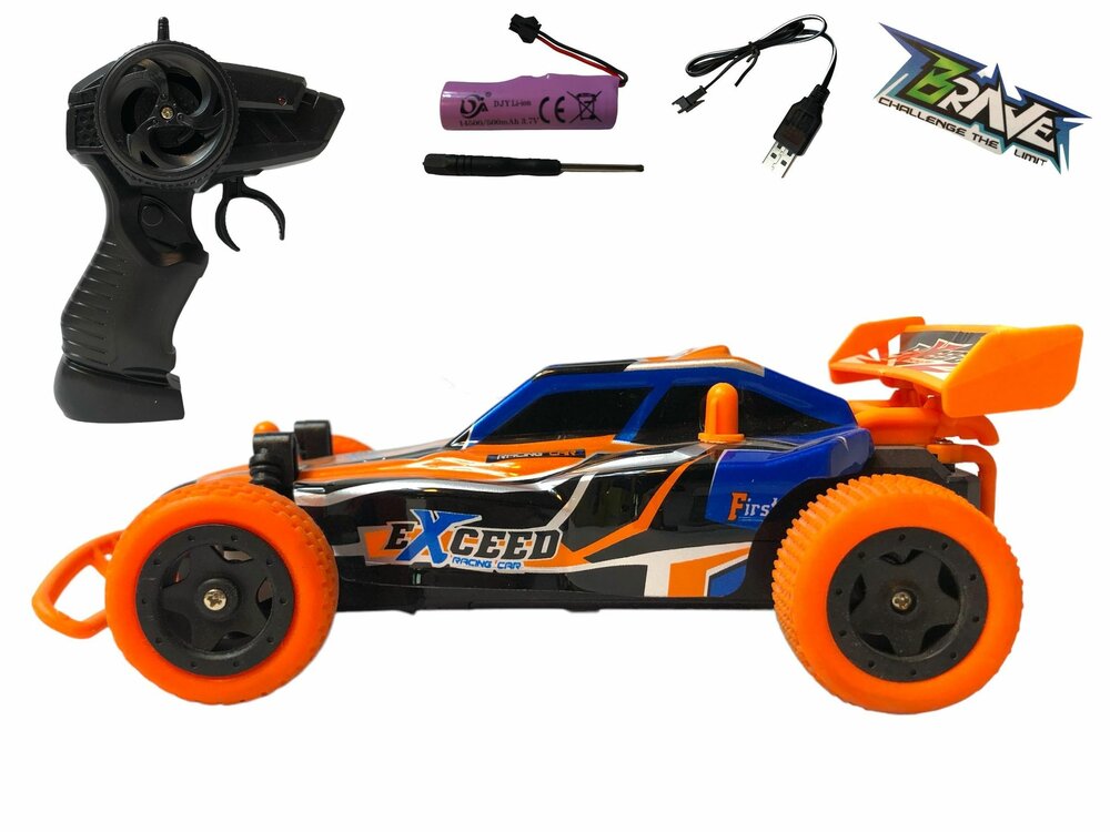 RC Race mini buggy 1/24 2.4GHz oranje