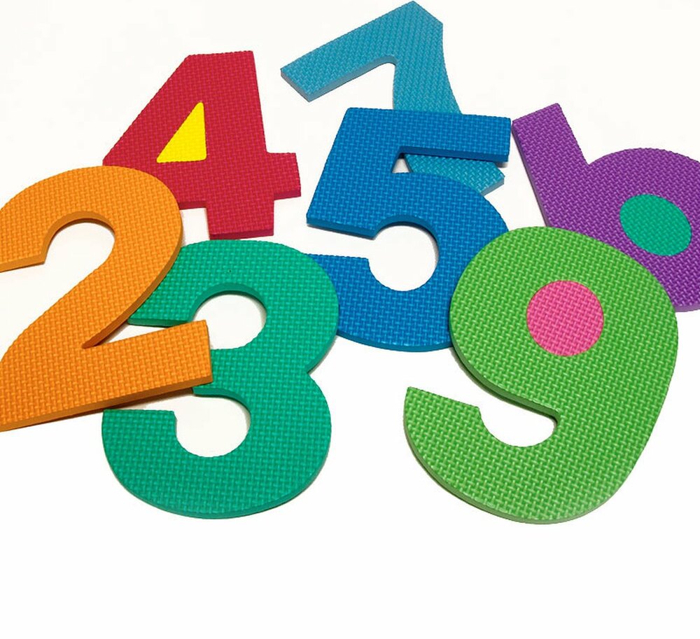 Foam Play Mat with Numbers - Baby Puzzle Mat Play mat for children 10 tiles