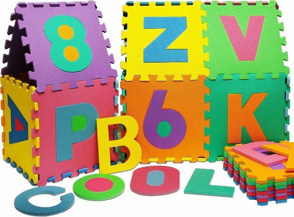 Foam Play Mat with Numbers - Baby Puzzle Mat Play mat for children 10 tiles