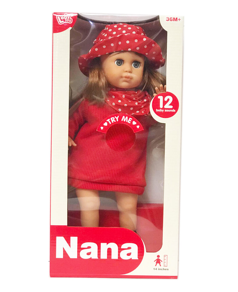 Nana pratende pop 35CM - speelgoed knuffel pop