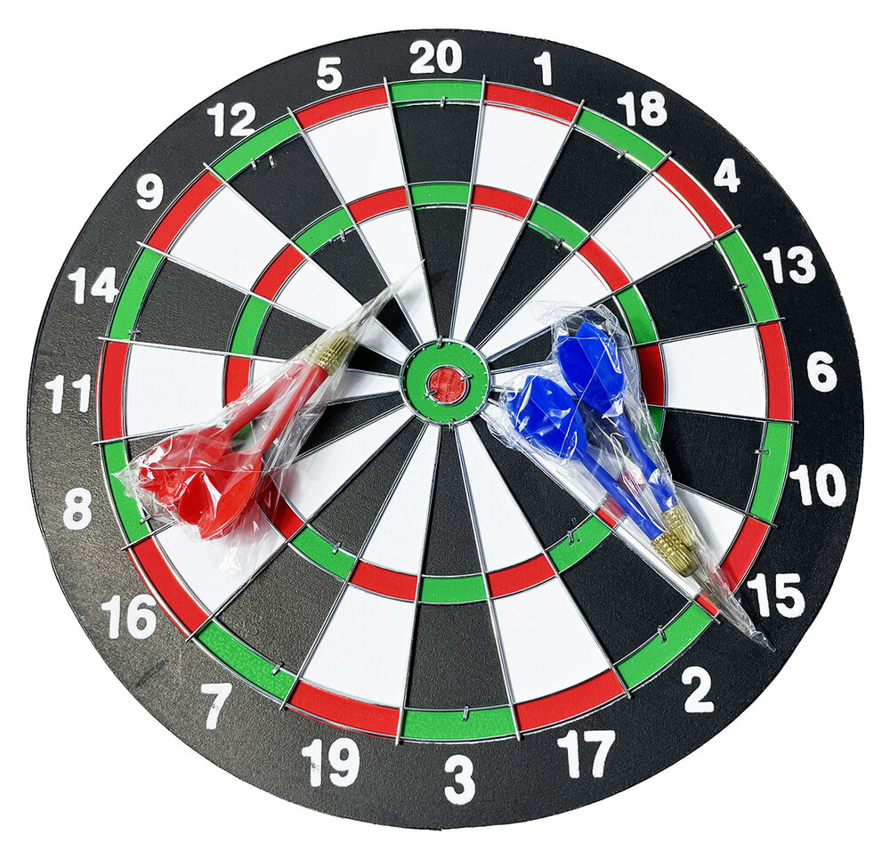 Dart board - include 4 dart - &Oslash; 30 cm