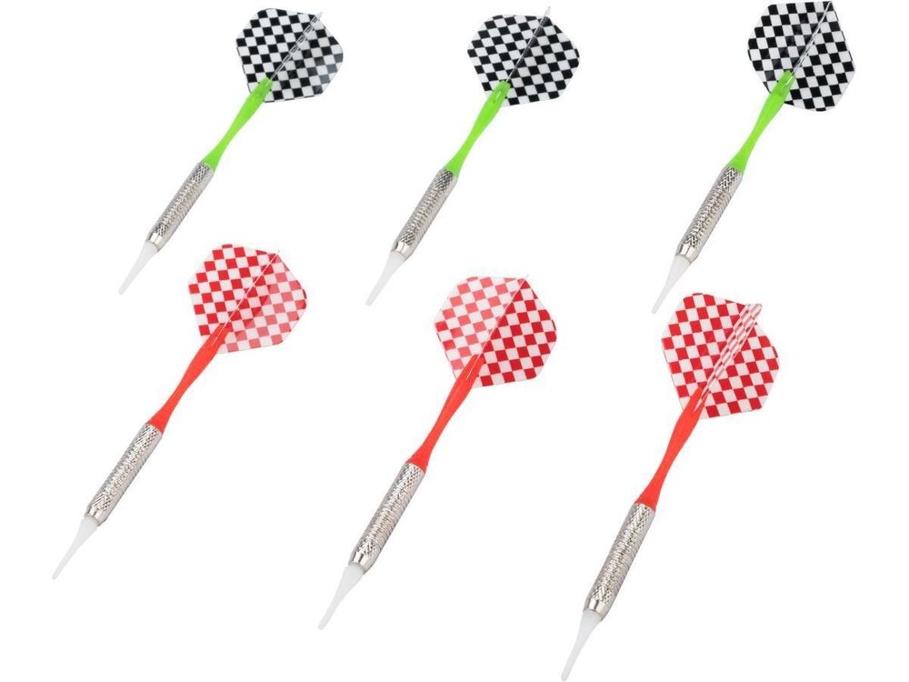 Elektronic dart board - incl. 6 pijlen -  21 spellen - 45 cm