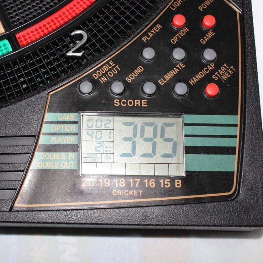 Elektronic dart board - incl. 6 pijlen -  21 spellen - 45 cm