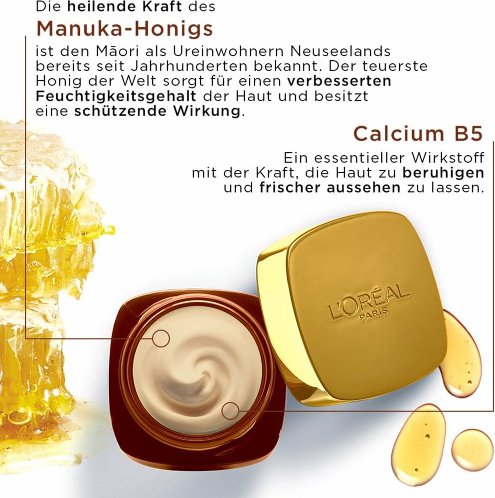 L'OR&Eacute;AL PARIS Nachtcr&egrave;me - AGE PERFECT - Extra Rijke Manuka Honing - 50 ml