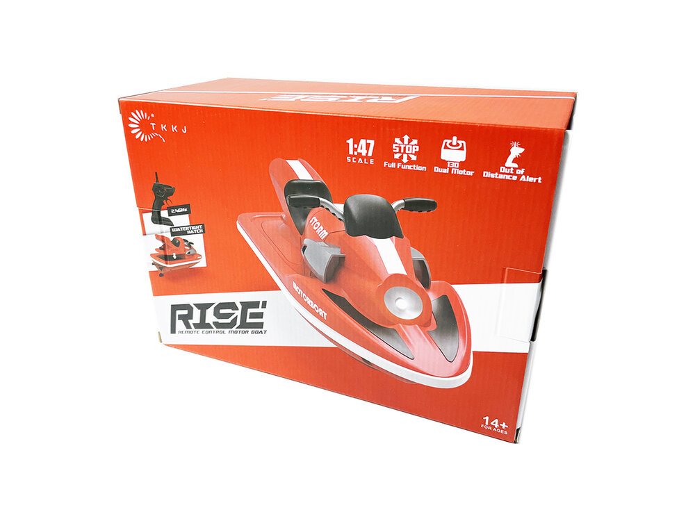 RC jetski RISE H137 boot - oplaadbaar - 2.4GHZ 50 meter bereik- 10km/h - 1:47