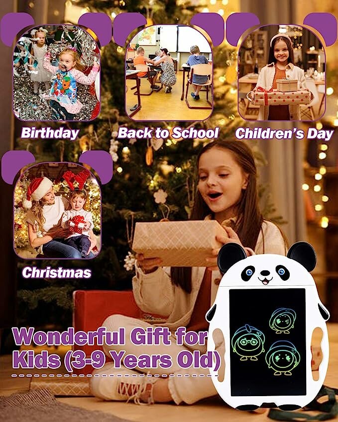 LCD Tekenbord Panda - kinder tekentablet - Drawpad - educatief speelgoed 