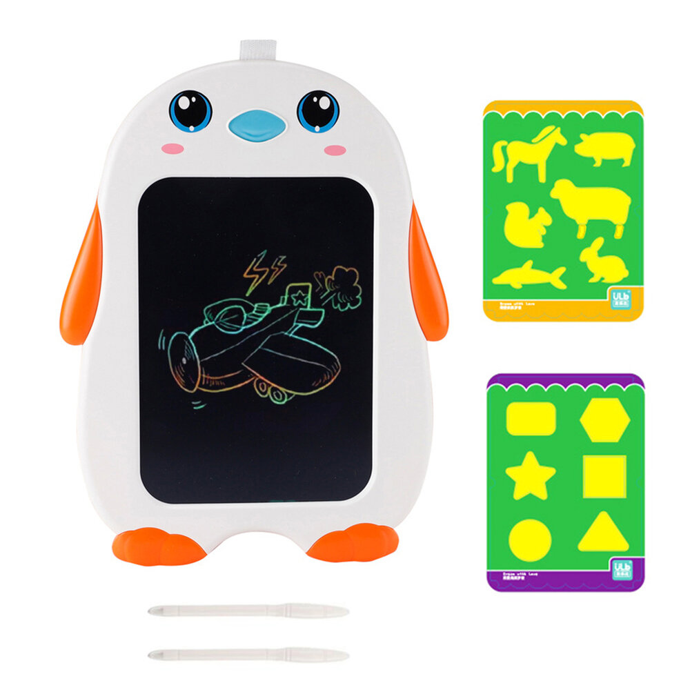 LCD Drawing Board Penguin - children's drawing tablet - Drawpad - educational toy orange